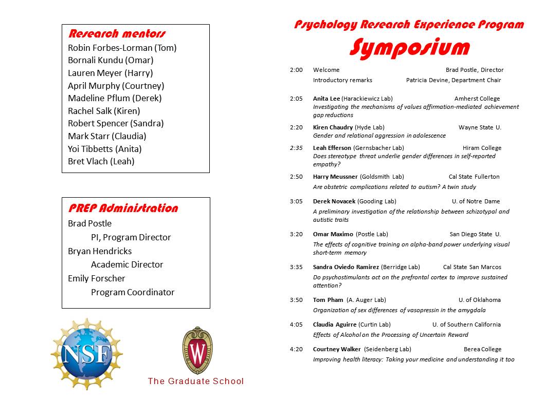 PREP Symposium 2012